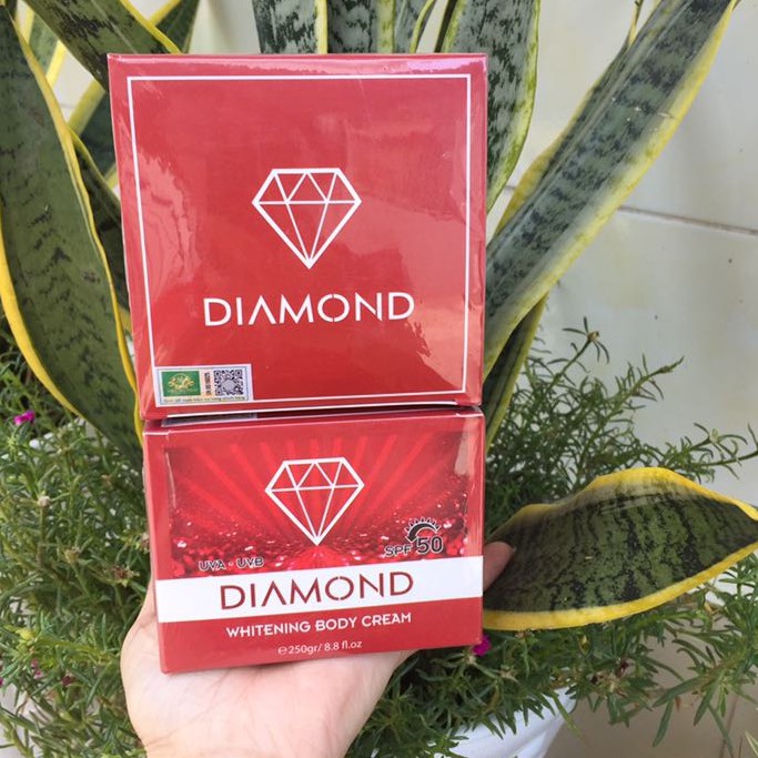 [Ảnh thật] body phấn tưới diamond 250gr