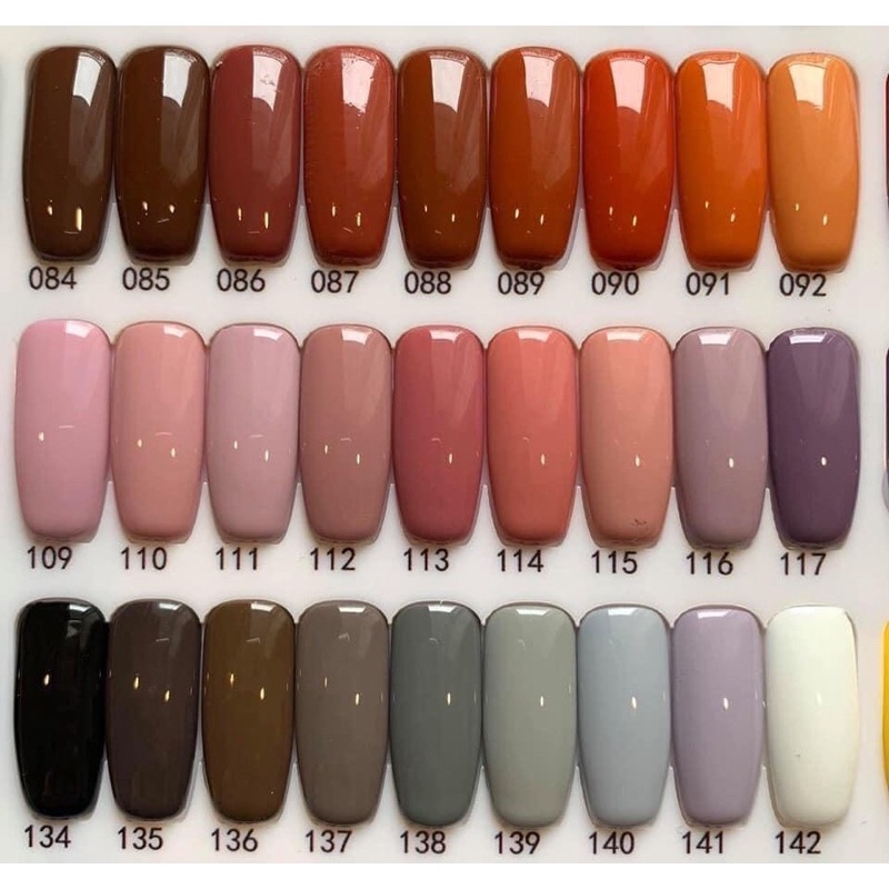 Sơn gel Nơ WANGKE - 275 màu, chất sơn đặc, siêu bóng và bền chính hãng