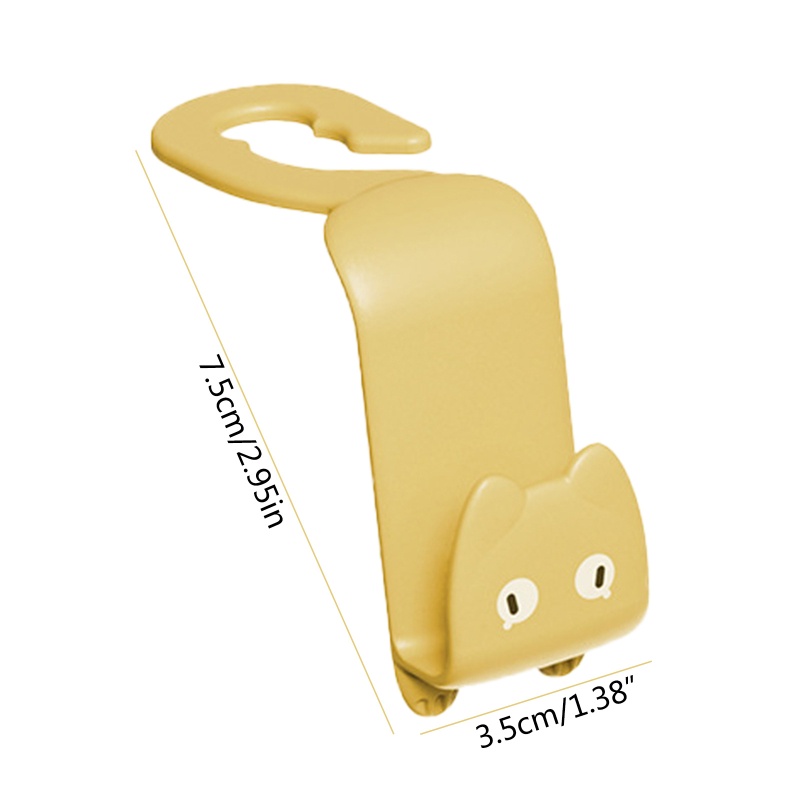 Bộ Móc Treo Đồ Gắn Ghế Ngồi Xe Hơi Bằng ABS Tiện Dụng