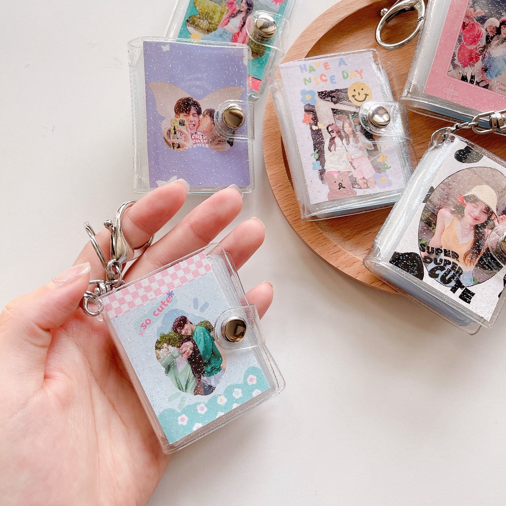 Mini Album móc khoá đựng ảnh (Có nhận in ảnh)