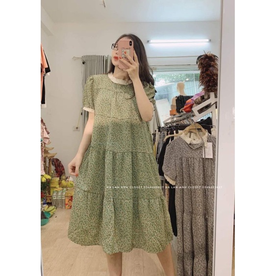 Váy bầu hoa nhí xinh