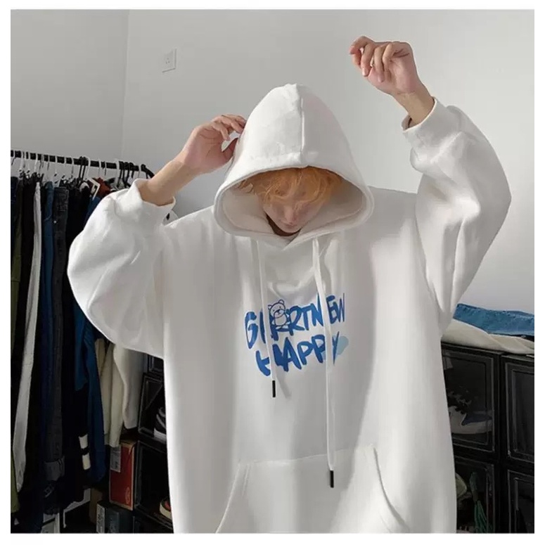 Áo Hoodie Dáng Rộng Phong Cách Thời Trang Hong Kong Cho Nam Giới
