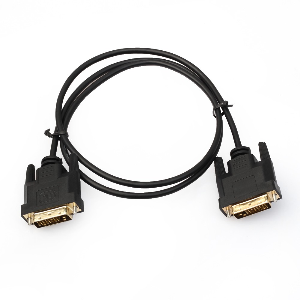 [rem]★Digital Monitor DVI D to DVI-D Gold Male 24+1 Pin Dual Link TV Cable