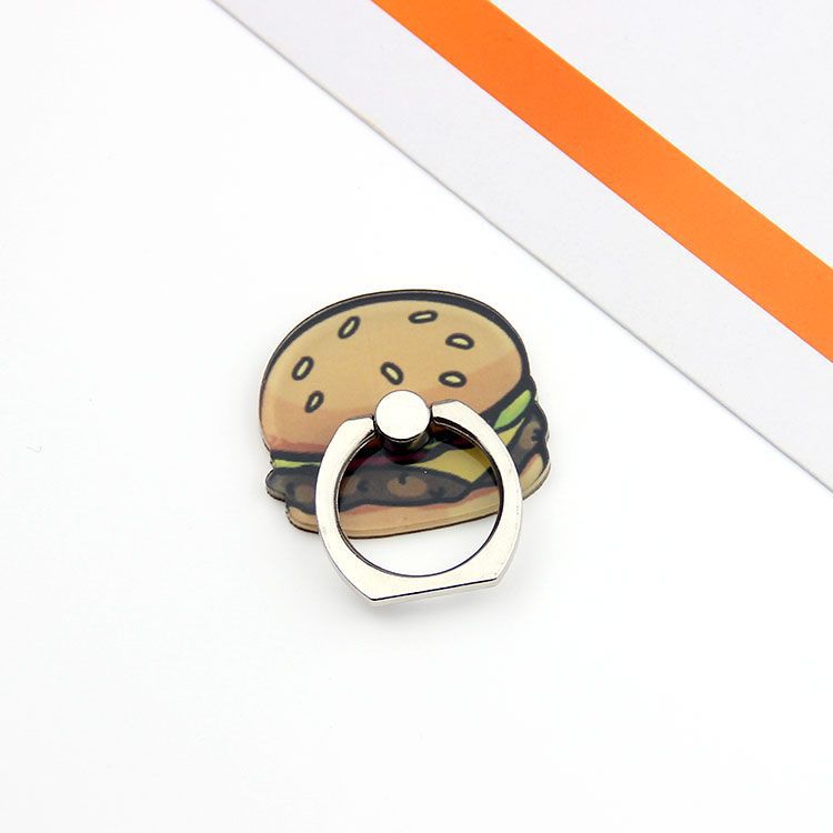 New DC Animation Coffee Logo Hamburger Egg Cute Phone Ring Holder Desktop Phone Bracket Dây điện thoại di động | BigBuy360 - bigbuy360.vn