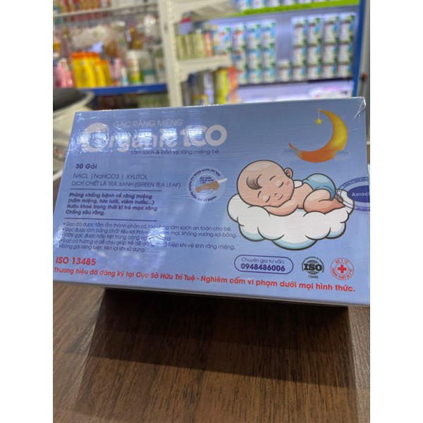 Gạc rơ lưỡi Organic 100