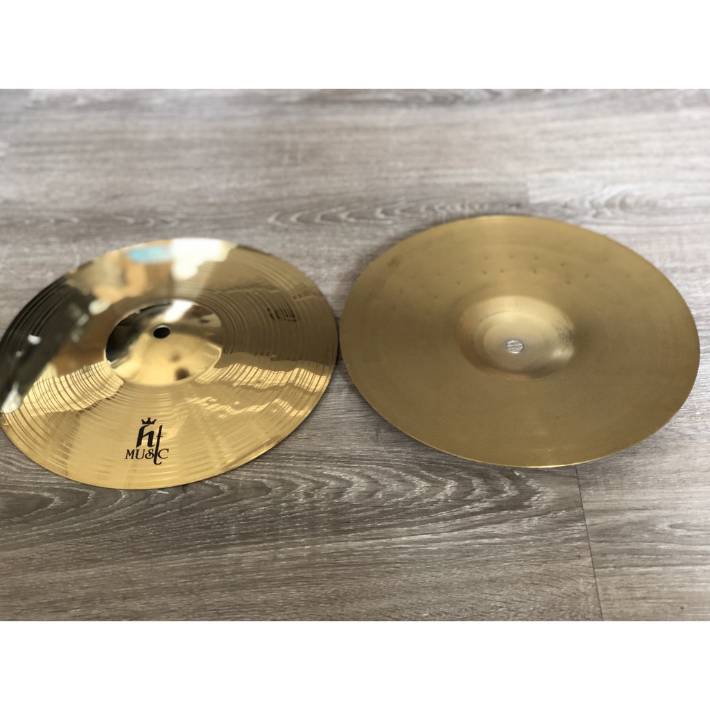 Lá Cymbal HT music 10 inch chơi trống cajon, trống jazz