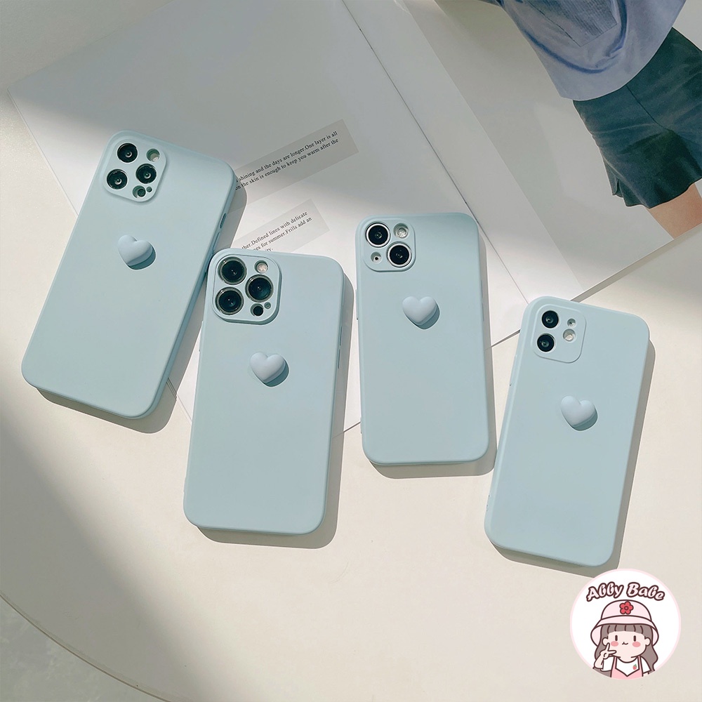 Ốp Điện Thoại Silicone Mềm Mỏng Chống Sốc Họa Tiết Trái Tim 3D Cho IP 13 12 11 Pro Max X XS XR 8 7 Plus