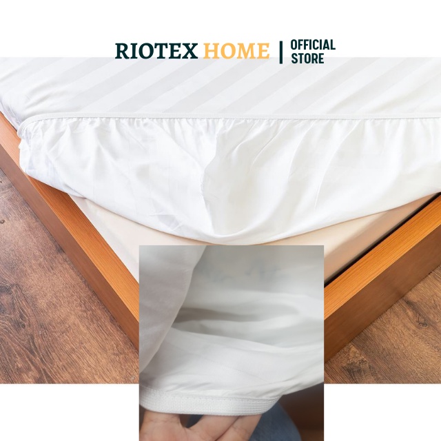 Drap-Ga Chuyên Dùng Khách Sạn Trắng Trơn Riotex, Vải T300 80% - 100% cotton, Chuyên Khách Sạn 3-5 Sao