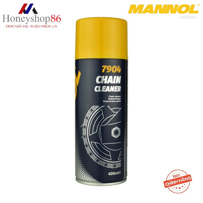Chai Xịt Vệ Sinh Sên MANNOL Chain Cleaner 7904 400ml - HONEYSHOP86