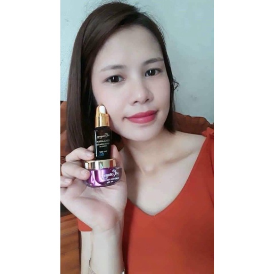 Kem Face tím và Serum Cao Cấp N Collagen