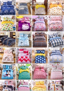 SET CHĂN GA GỐI COTTON POLY