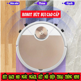 Robot Hút Bụi Lau Nhà, Robot Hút Bụi, Lực Hút Mạnh, Điều Khiển Qua App. BH 1 Đổi 1 Mới Trong 7 Ngày - ES06