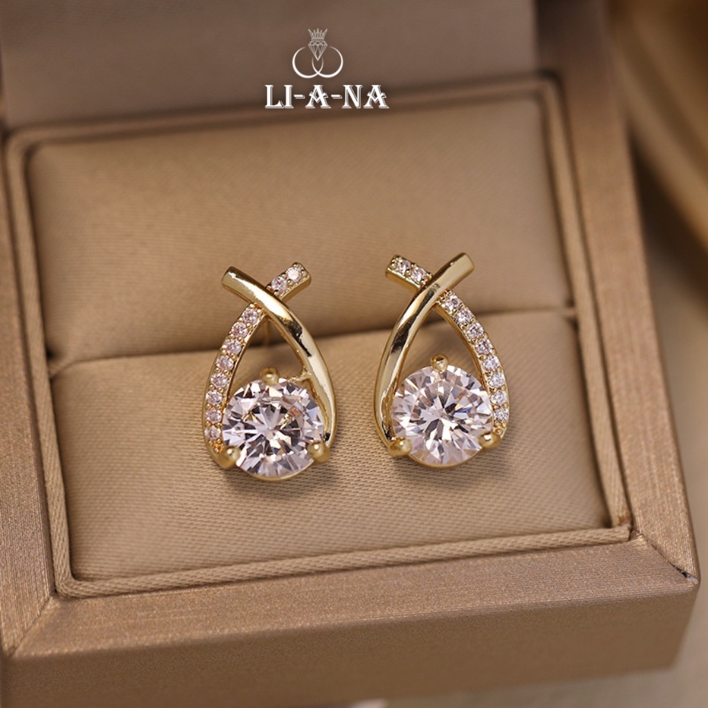 Khuyên tai nữ phong cách Hàn quốc . bông tai liana