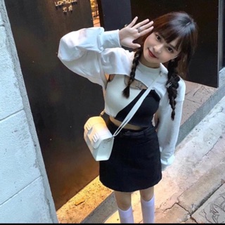 Set áo crotop kèm ba lỗ secxy