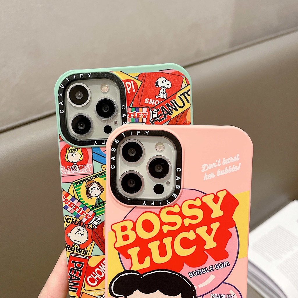 Ốp Điện Thoại Trong Suốt Hình Snoopy Cho iPhone13Pro iPhone12Pro XS iPhone11 12Promax 13Promax 11 12 13 7P