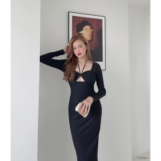 Đầm suông🌷Hình thật 100%🌷Đầm thun suông đan chéo eo