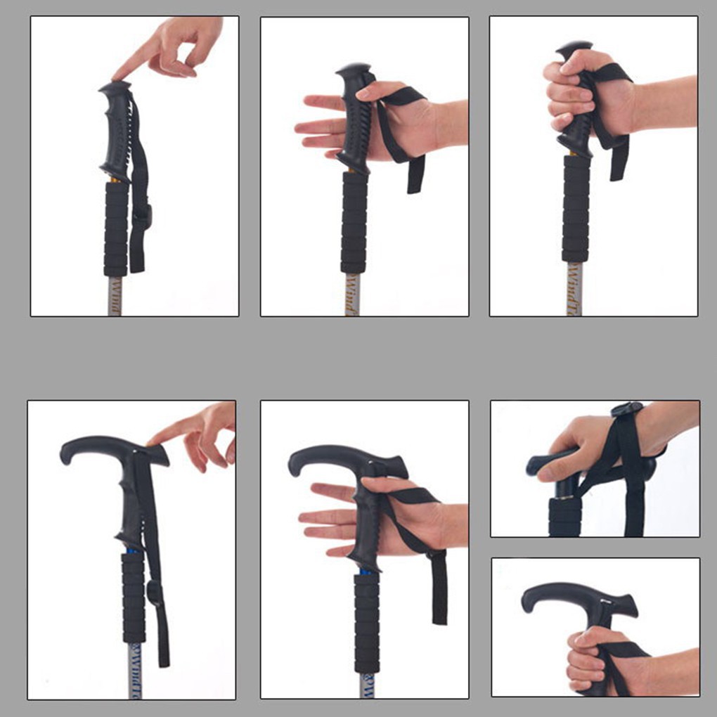 Gậy đi bộ với 4 mức chỉnh độ cao cùng hệ thống chống sốc lực