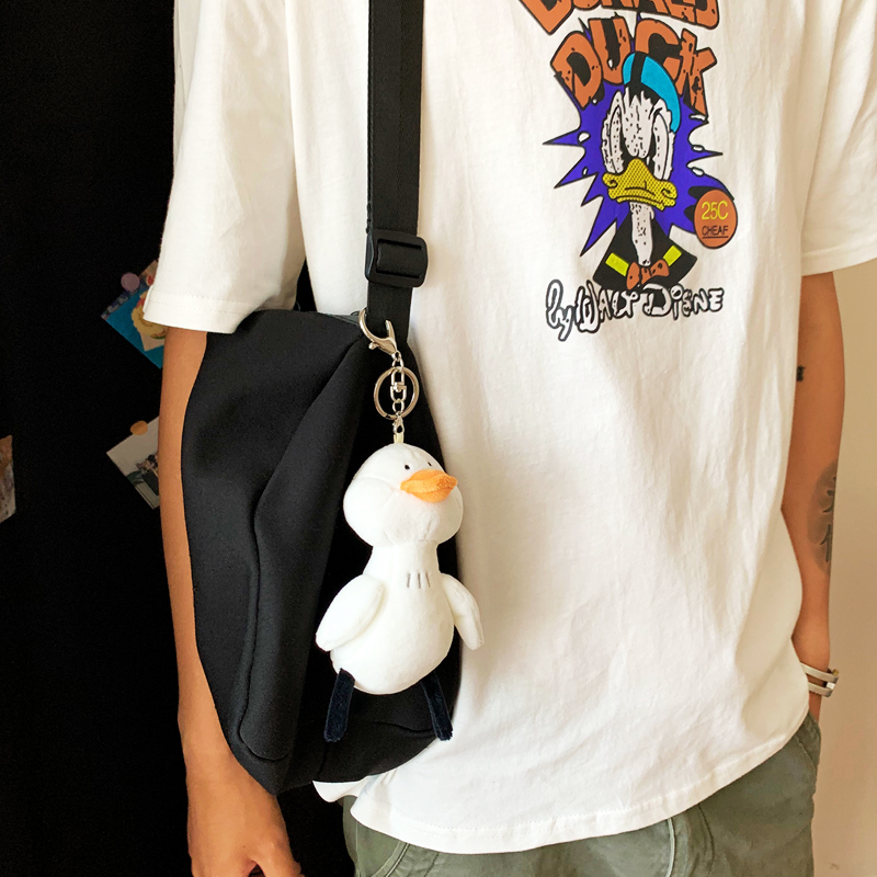 Móc Khóa Thú Nhồi Bông Hình Vịt Con Đáng Yêu