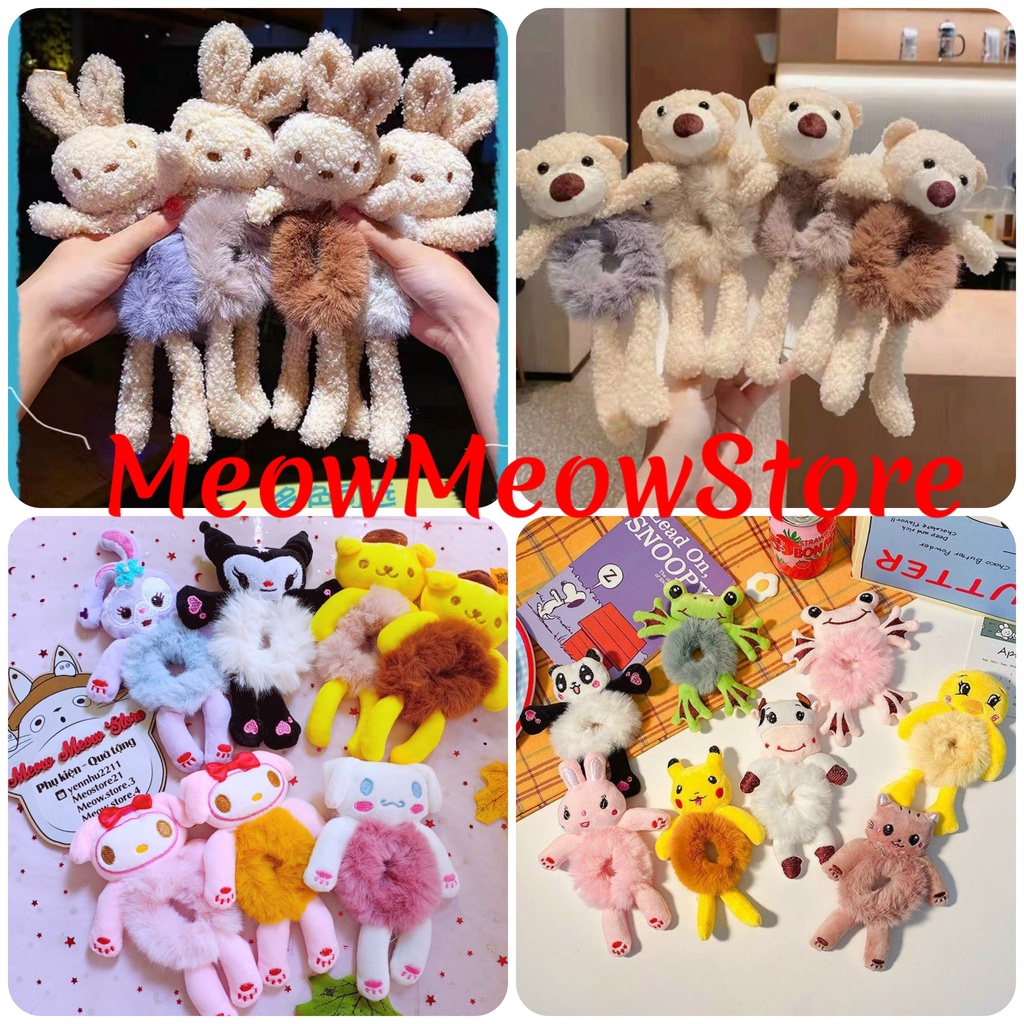 ❣️Ảnh MeowMeow❣️ Dây Cột Tóc Hình Gấu Bông Hot Trend Siêu Xinh- Cột Tóc Gấu Bông❣️❣️❣️