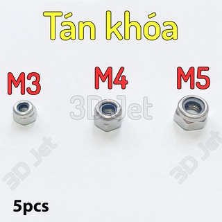 10 tán kéo M3 M4 M5 M6 M8, tán chống trượt , tán khóa , con tan