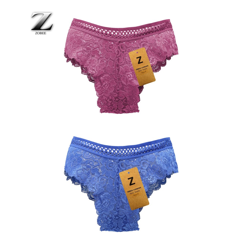 ZOBEE Combo 2 quần lót ren Hoa hồng quyến rũ QL8240B | BigBuy360 - bigbuy360.vn