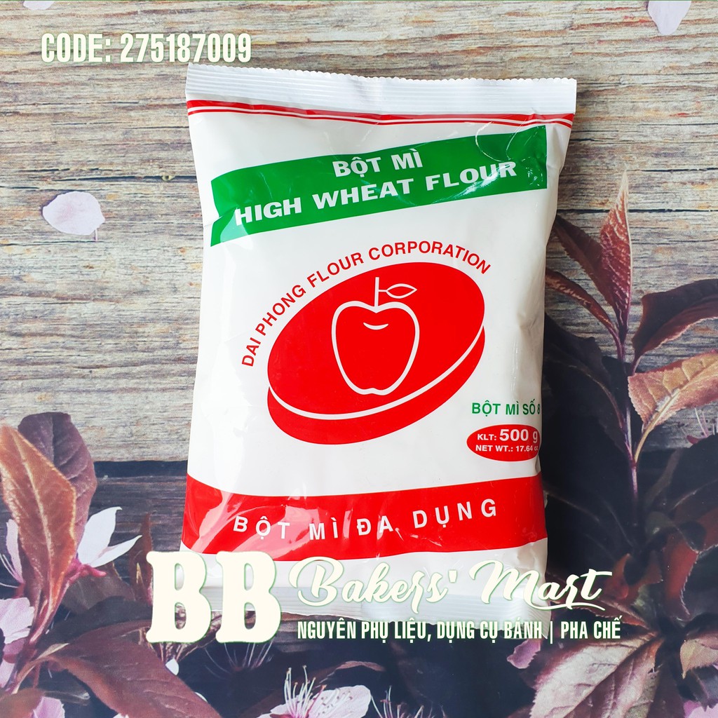 Bột mì đa dụng TÁO ĐỎ - Gói 500gr
