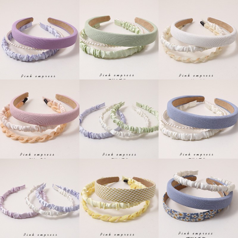 Băng Đô Cài Tóc Đính Ngọc Trai Nhân Tạo Phong Cách Pháp Thời Trang Mùa Hè Cho Nữ