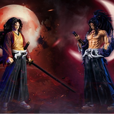 [ Dưa Hấu ] Mô hình nhân vật Kimetsu no Yaiba Thanh gươm diệt quỷ - Mô hình Thượng Quyền