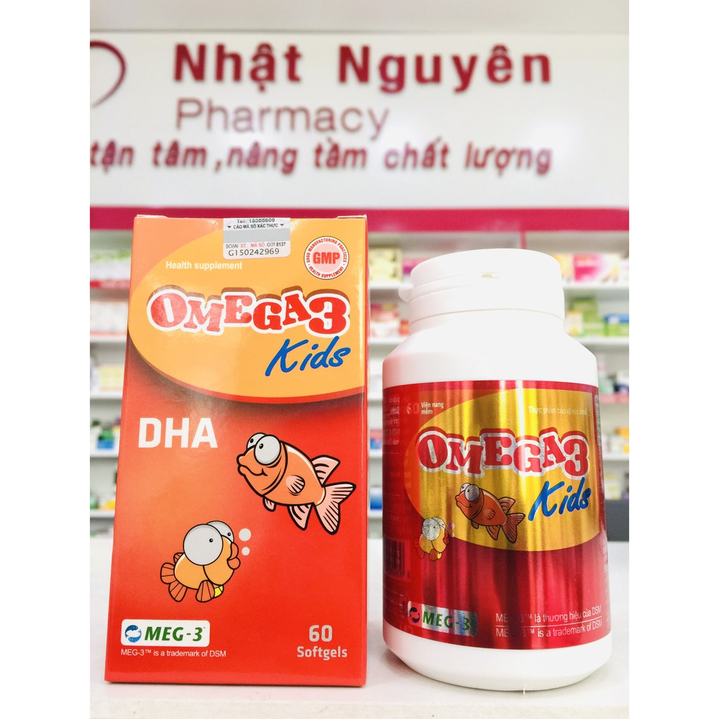 Omega 3 Kids- Tăng cường thị lực, chống mỏi mắt,Giúp sáng mắt, phòng ngừa cận thị tăng cường phát triển não bộ