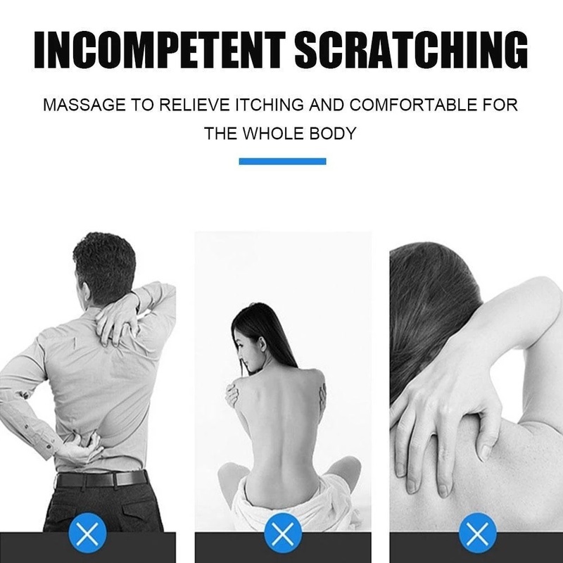 [Hàng mới về] Cây gãi lưng bằng thép không gỉ có thể kéo dài tiện dụng
