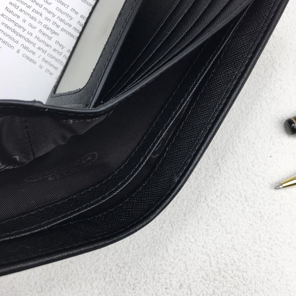 Ví nam Coach 74736 chất da bò kèm móc khoá và ví thẻ có hộp đựng