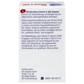 Viên vitamin E ( hàng nhập từ Đức) hộp 42 viên