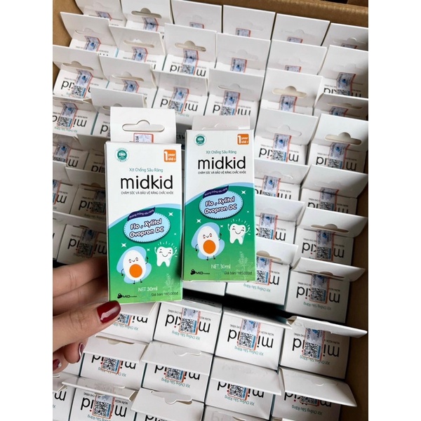 Xịt Midkid xịt chống sâu răng cho bé