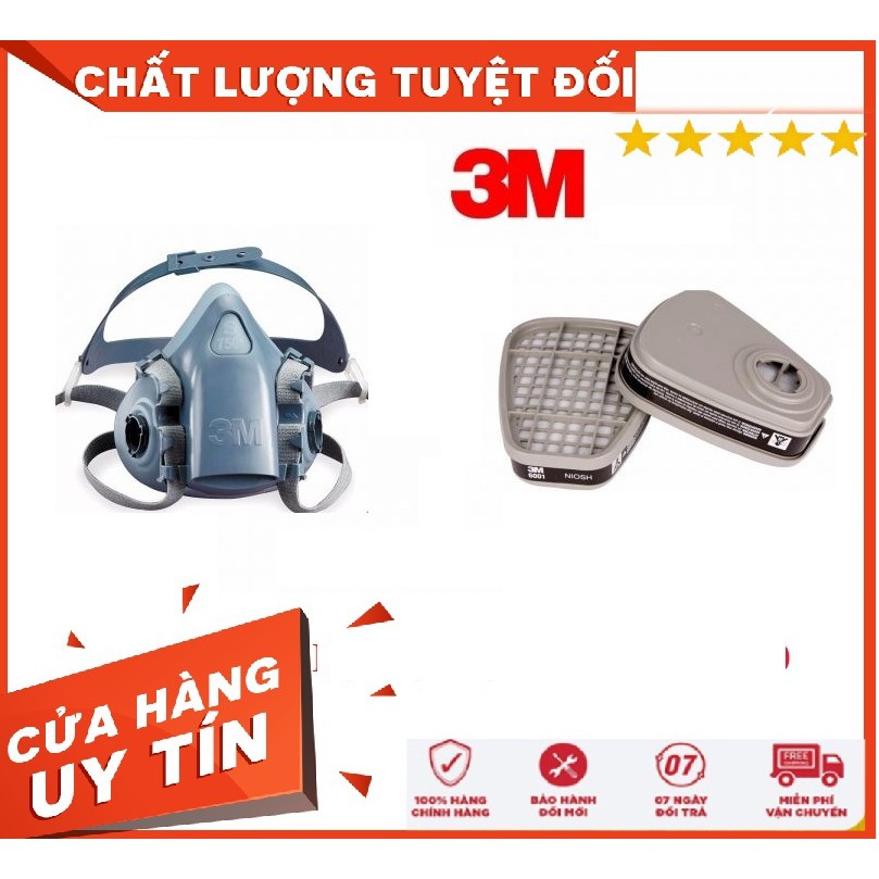 Trọn Mặt Nạ phòng độc 3m7501