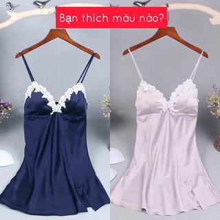 Váy lụa quyến rũ, lụa satin mềm mịn, thoáng mát