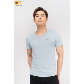 Áo Thun Nam Yody Cổ Tim 100% Chất Thun Lạnh Mềm Mịn Thấm Mồ Hôi PPM3997