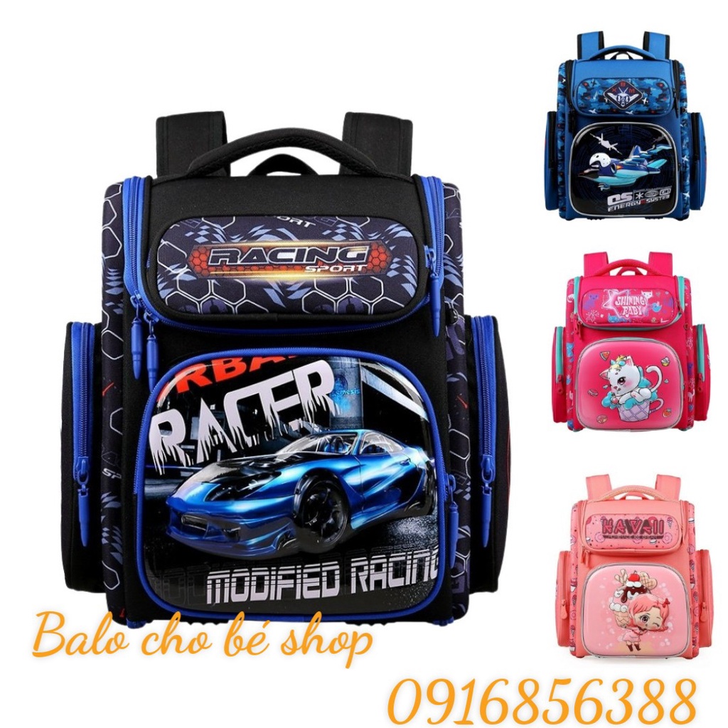 Balo chống gù cho bé ⚡Cặp sách đi học cấp 1 cho bé trai gái ⚡ Ba lo Chống Gù Học Sinh Tiểu Học