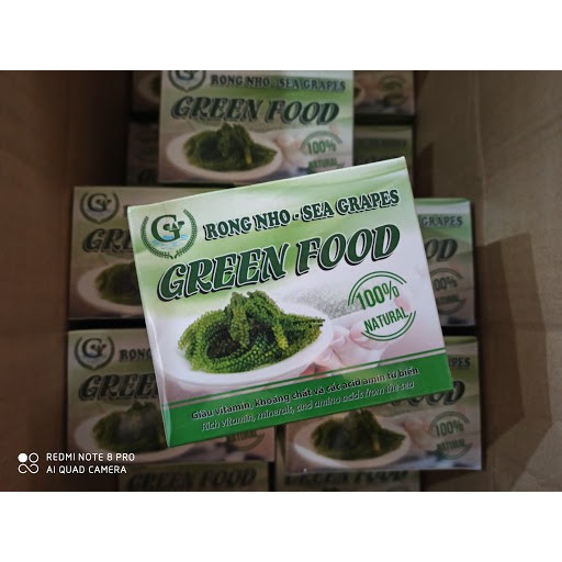 [NGOT10PTT][Rẻ Vô Địch] 1 gói Rong nho Green Food cao cấp nở ra rong nho tươi Organic Hàng công ty check | BigBuy360 - bigbuy360.vn
