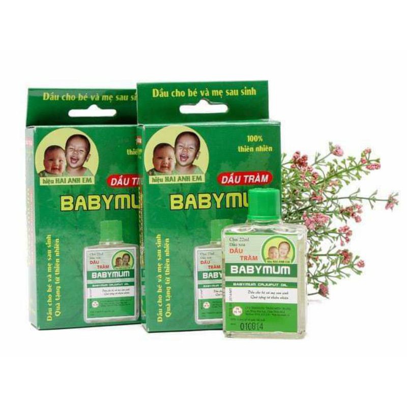 Dầu Tràm Baby Mum cho bé, tinh dầu tràm