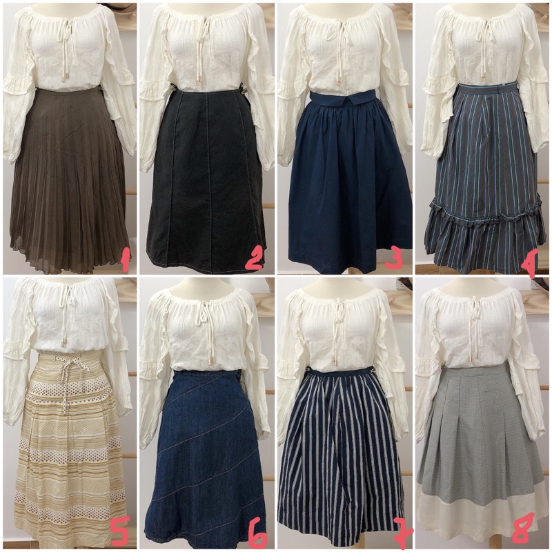 Chân váy hiệu size S vintage