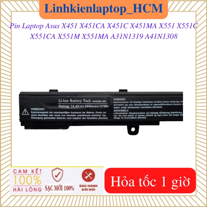Pin Asus X451 A31N1319 A41N130 X451C8 X451CA X451MA X551 X551C X551CA X551M X551MA