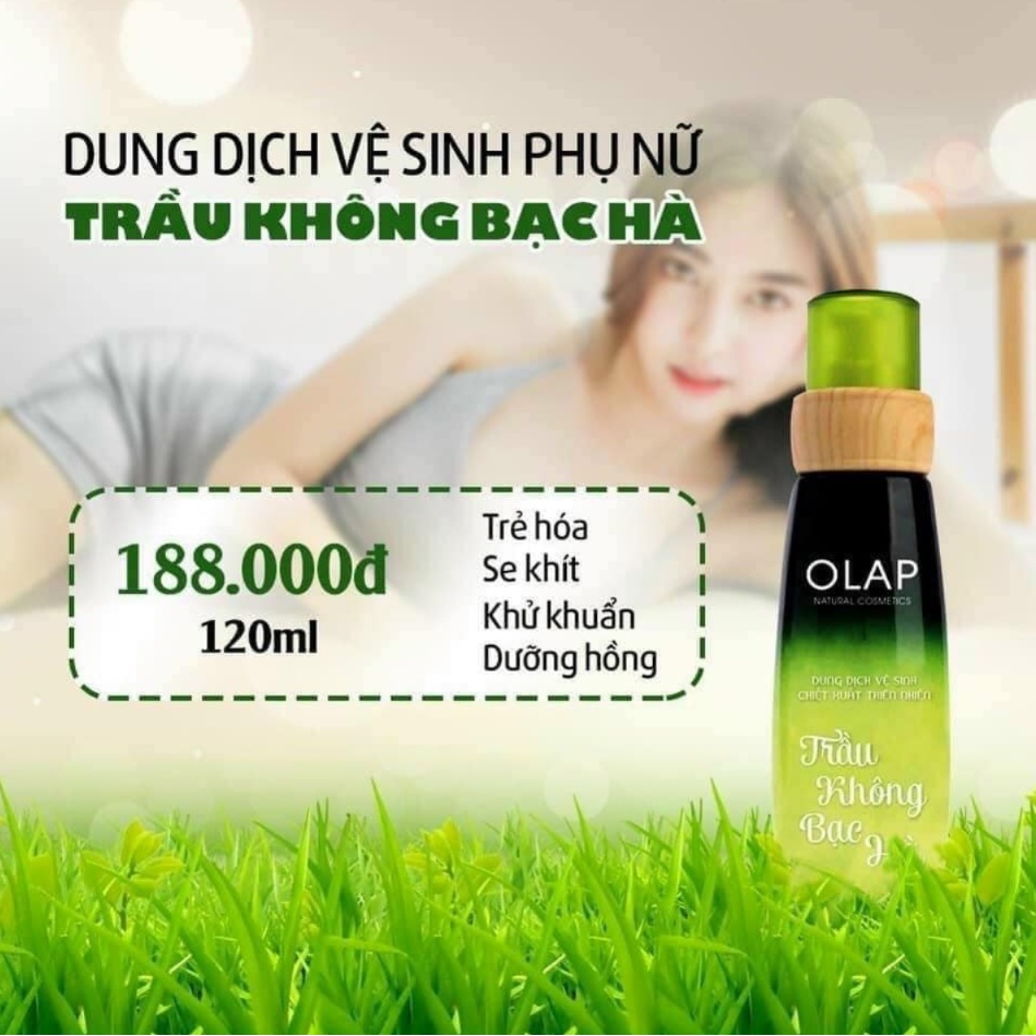 Dung dịch Vệ Sinh Trầu Không Bạc Hà 120ml