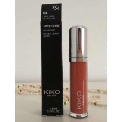 Son bóng - Son kem Kiko Latex Shine Lip Lacquer  sẳn các màu hồng, cam đỏ, đỏ vang