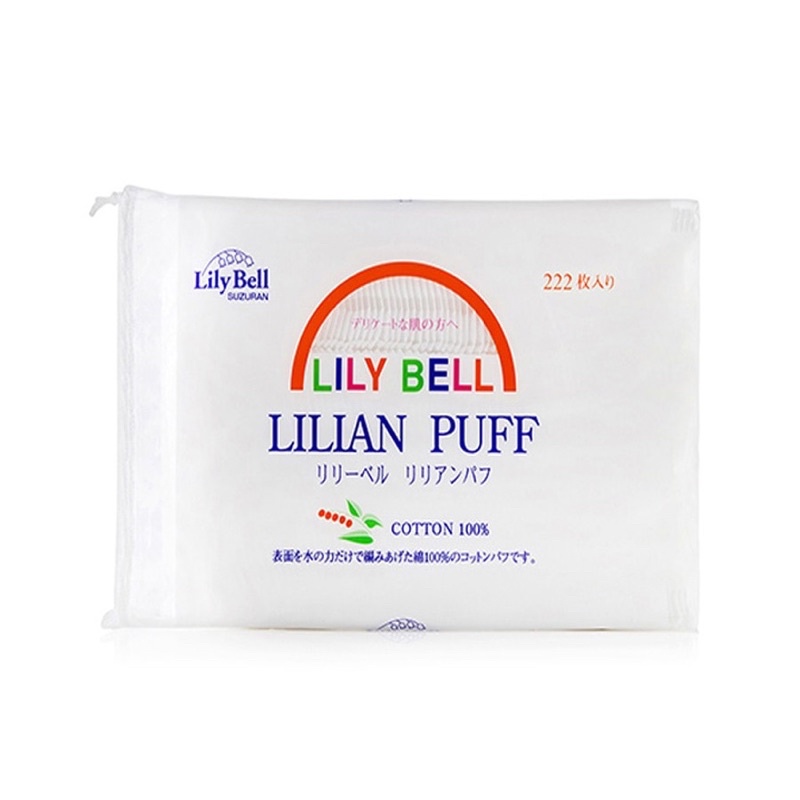 Bông tẩy trang Lily Bell 222 miếng