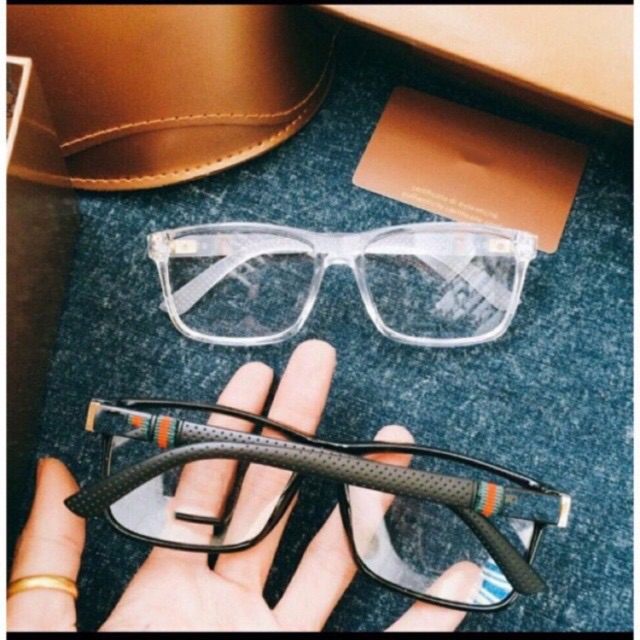 KÍNH GIẢ CẬN UNISEX MÀU ĐEN (G...X....D)