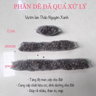 Phân dê đã qua xử lý đóng gói túi lưới - giúp rễ khoẻ, thân to