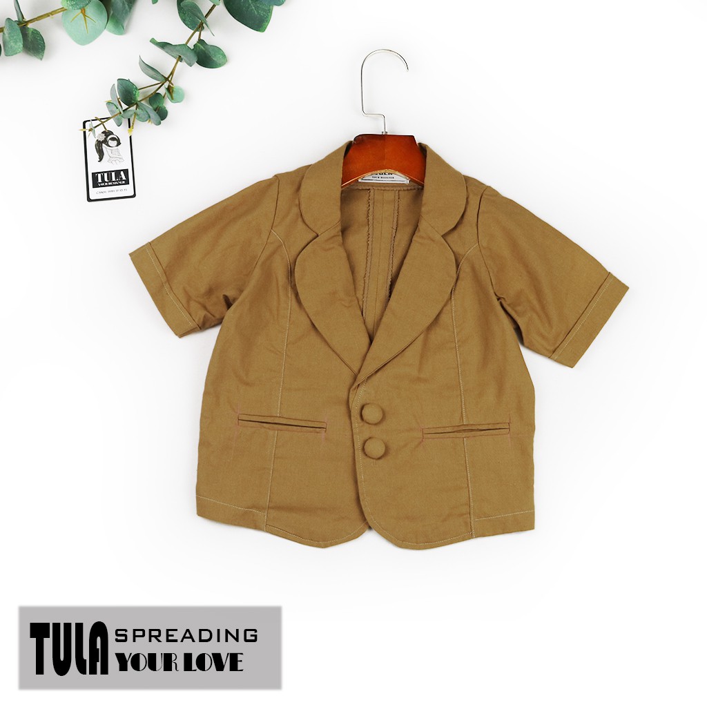 Bộ Vest Cho Bé Gái Màu Vàng Vải Linen Hàn Quốc Cực Yêu
