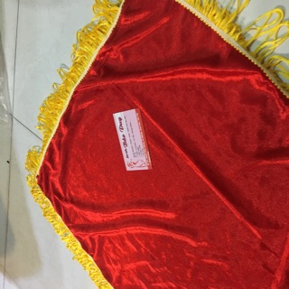 Khăn nhung đỏ cắt băng khánh thành