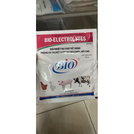 Bột hoà tan Bio Electrolytes gói 100gram