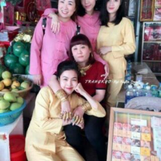 Đồ bộ Lam - đi lễ chùa
